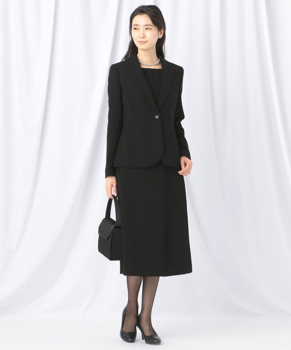 自由区 FORMAL 【楽々な着心地】NOIE15平二重 フレアスカート 