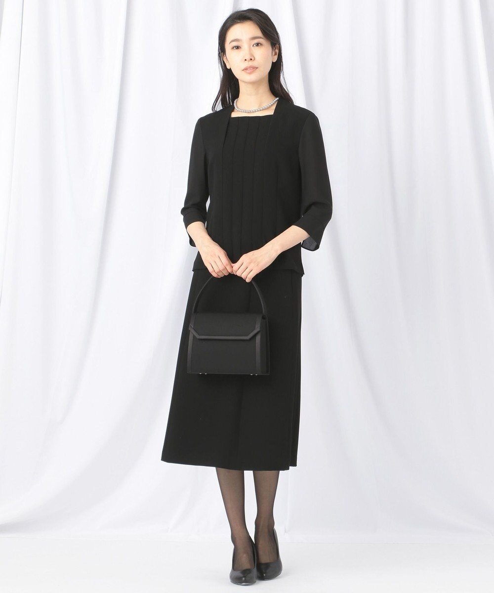 自由区 FORMAL 【楽々な着心地】NOIE15平二重 フレアスカート 