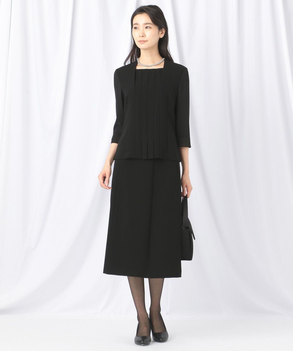 自由区 FORMAL 【楽々な着心地】NOIE15平二重 フレアスカート 