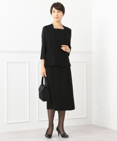 自由区 FORMAL 【楽々な着心地】NOIE15平二重 フレアスカート