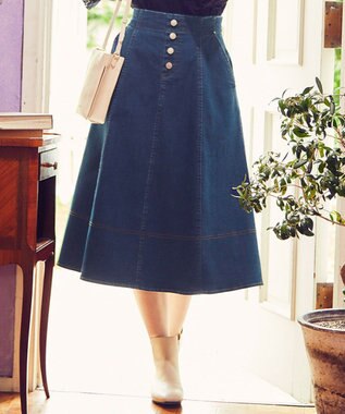 洗える オータムストレッチデニム スカート Feroux ファッション通販 公式通販 オンワード クローゼット