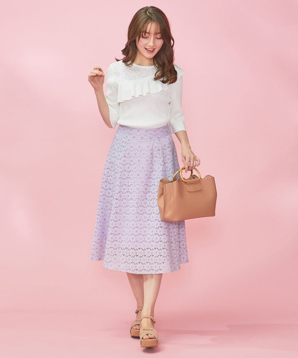 洗える Flowerコードレース スカート Ferouxファッション通販 公式通販 オンワード クローゼット