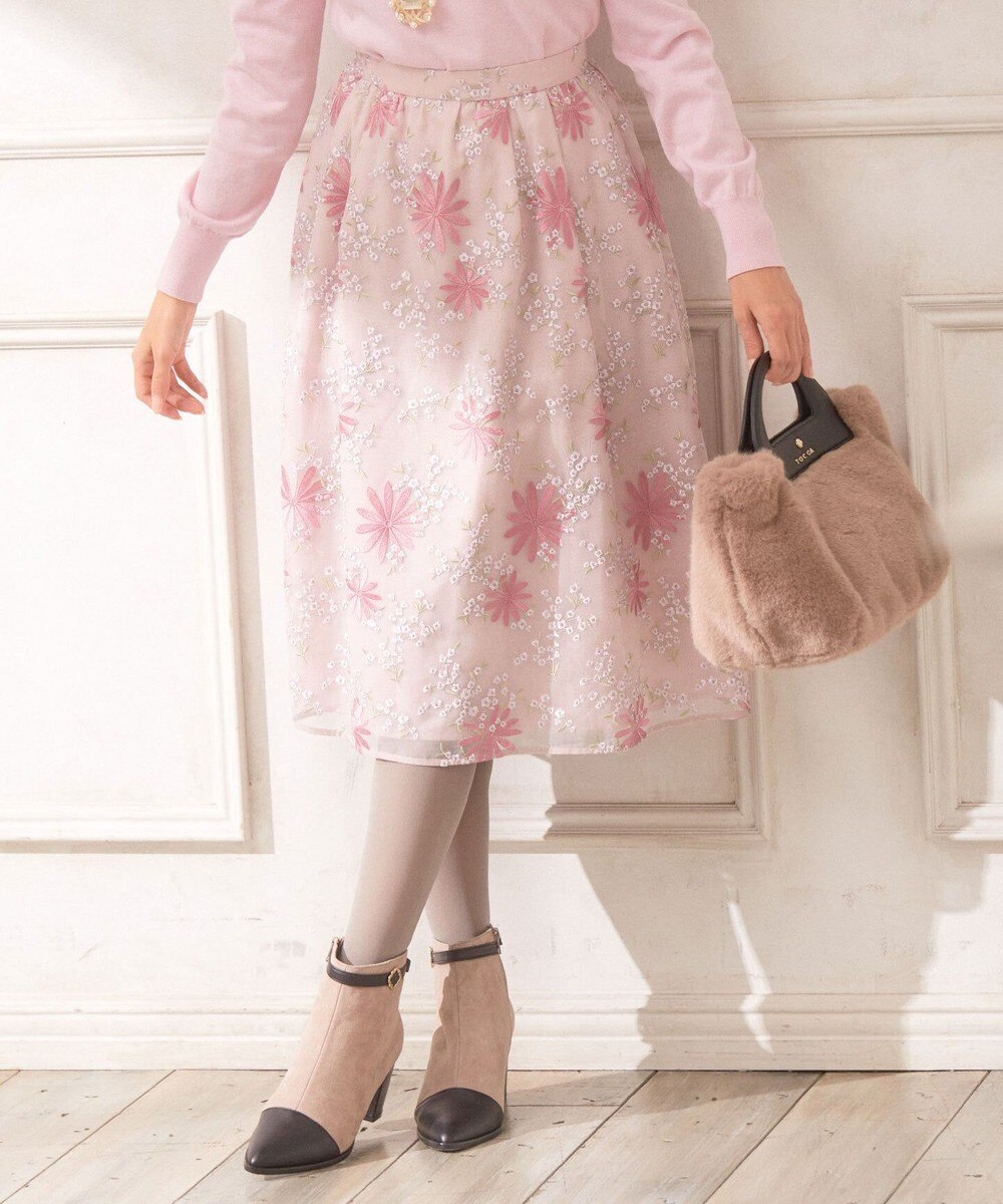 【オンワード】 TOCCA>スカート 【洗える!】VIVE LA VIE スカート ピンク 0 レディース 【送料無料】