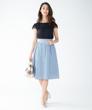 gingham skirt designer