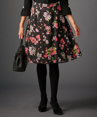 【FLOWER WALTZ】FRAGRANT ROSE スカート, ブラック系5, 0