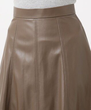 TOCCA 【TOCCA LAVENDER】Eco Leather Skirt スカート ブラウン系