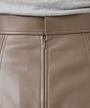 TOCCA 【TOCCA LAVENDER】Eco Leather Skirt スカート ブラウン系