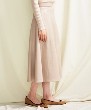 TOCCA 【TOCCA LAVENDER】Eco Leather Skirt スカート ベージュ系