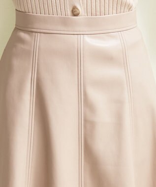 TOCCA 【TOCCA LAVENDER】Eco Leather Skirt スカート ベージュ系
