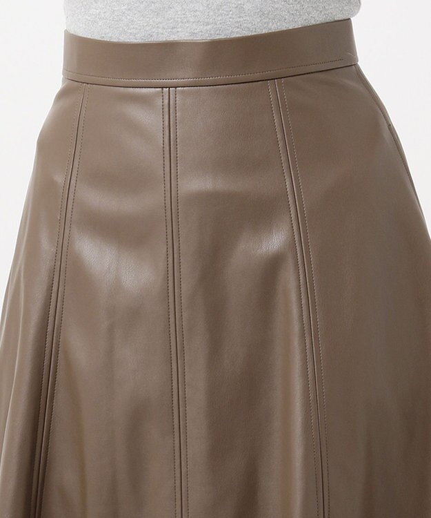 TOCCA 【TOCCA LAVENDER】Eco Leather Skirt スカート ブラウン系