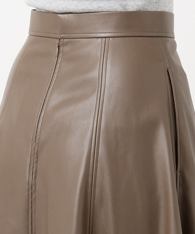 TOCCA 【TOCCA LAVENDER】Eco Leather Skirt スカート ブラウン系