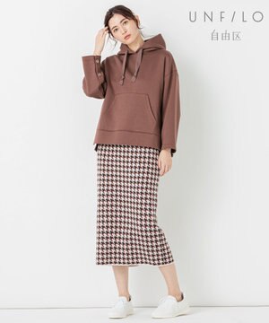 【UNFILO】HOUNDS TOOTH CHECK タイトスカート
