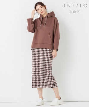 【UNFILO】HOUNDS TOOTH CHECK タイトスカート