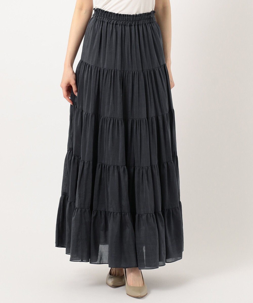 洗える Silk Cotton Lawn マキシスカート 自由区 ファッション通販 公式通販 オンワード クローゼット