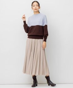 エコレザー プリーツ ロング スカート / 自由区 L | ファッション通販