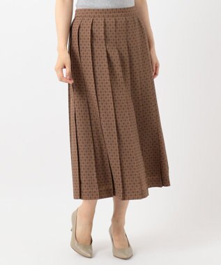 コモンプリント ワイドプリーツスカート 23区 S ファッション通販 公式通販 オンワード クローゼット