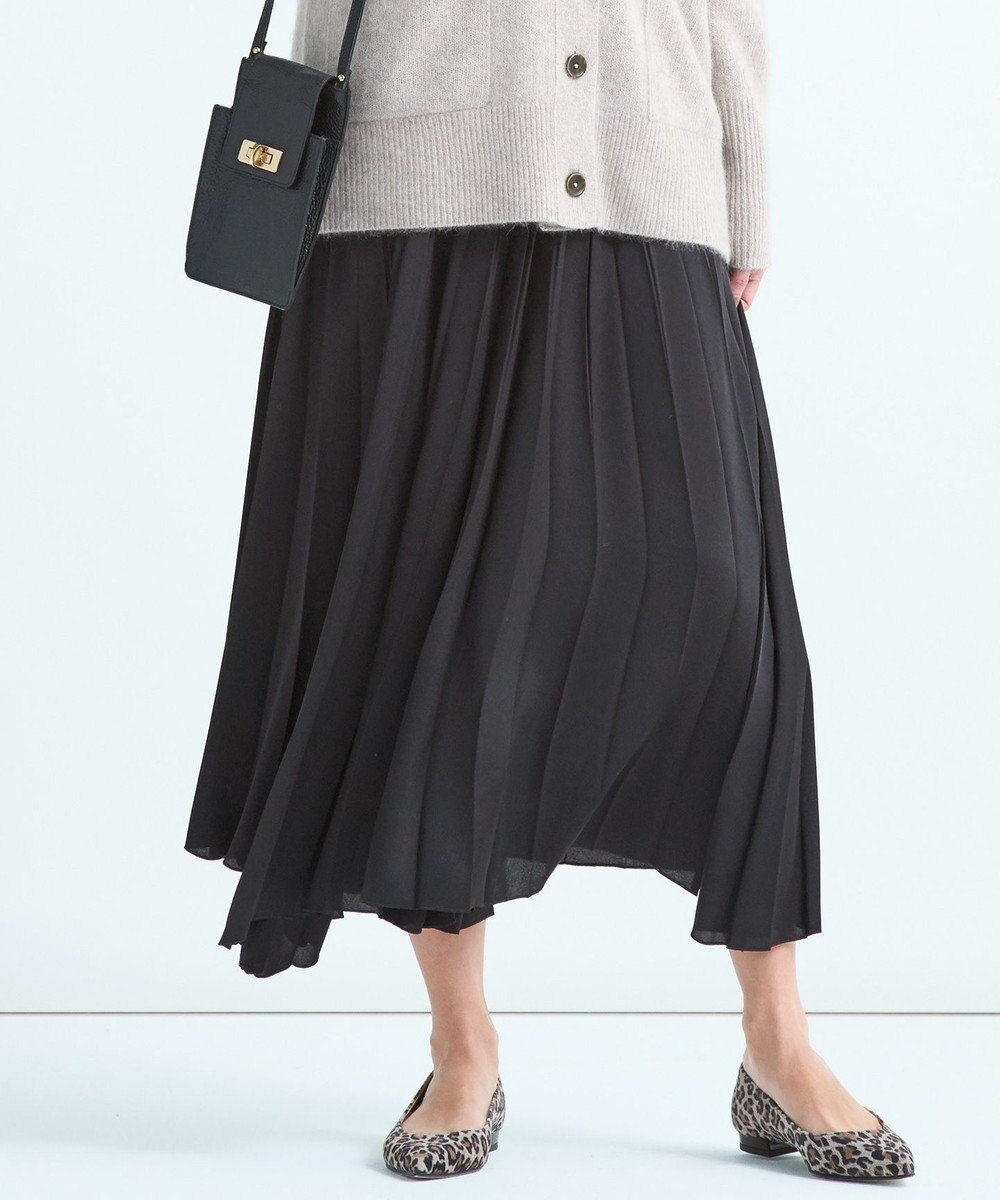 中村アンさん着用 サテンプリーツ スカート 検索番号d24 23区 L ファッション通販 公式通販 オンワード クローゼット