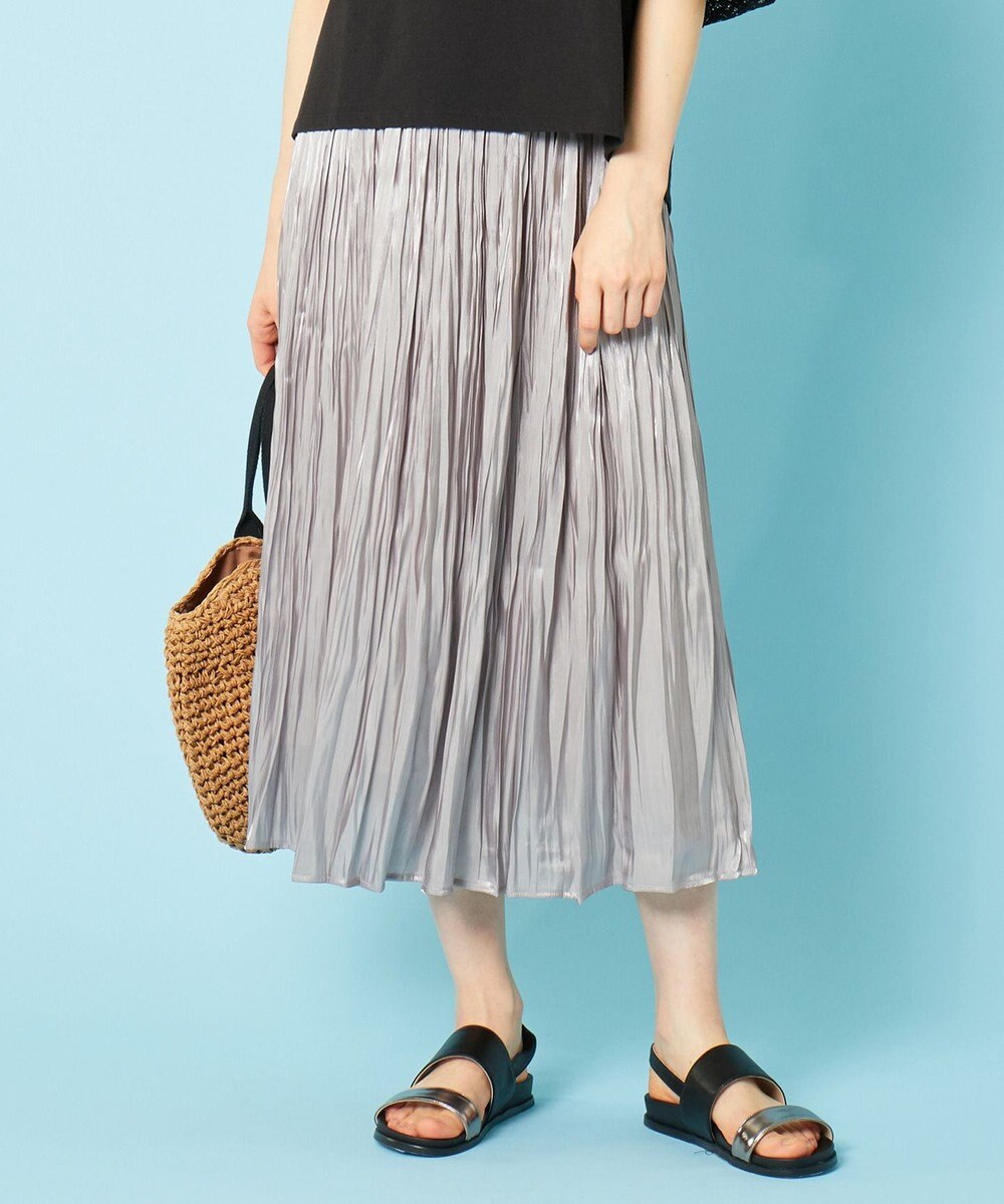 おうち時間にも オーロラサテンプリーツ スカート Any Sis ファッション通販 公式通販 オンワード クローゼット おうち時間にも オーロラサテンプリーツ スカート Any Sis ファッション通販 公式通販 オンワード クローゼット