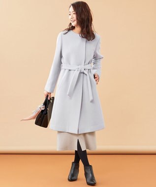 ANY SIS 【ストレートさんにおすすめ】骨格タイプ別タイト スカート ローズグレー