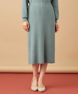 ANY SIS 【ストレートさんにおすすめ】骨格タイプ別タイト スカート スモーキーミント