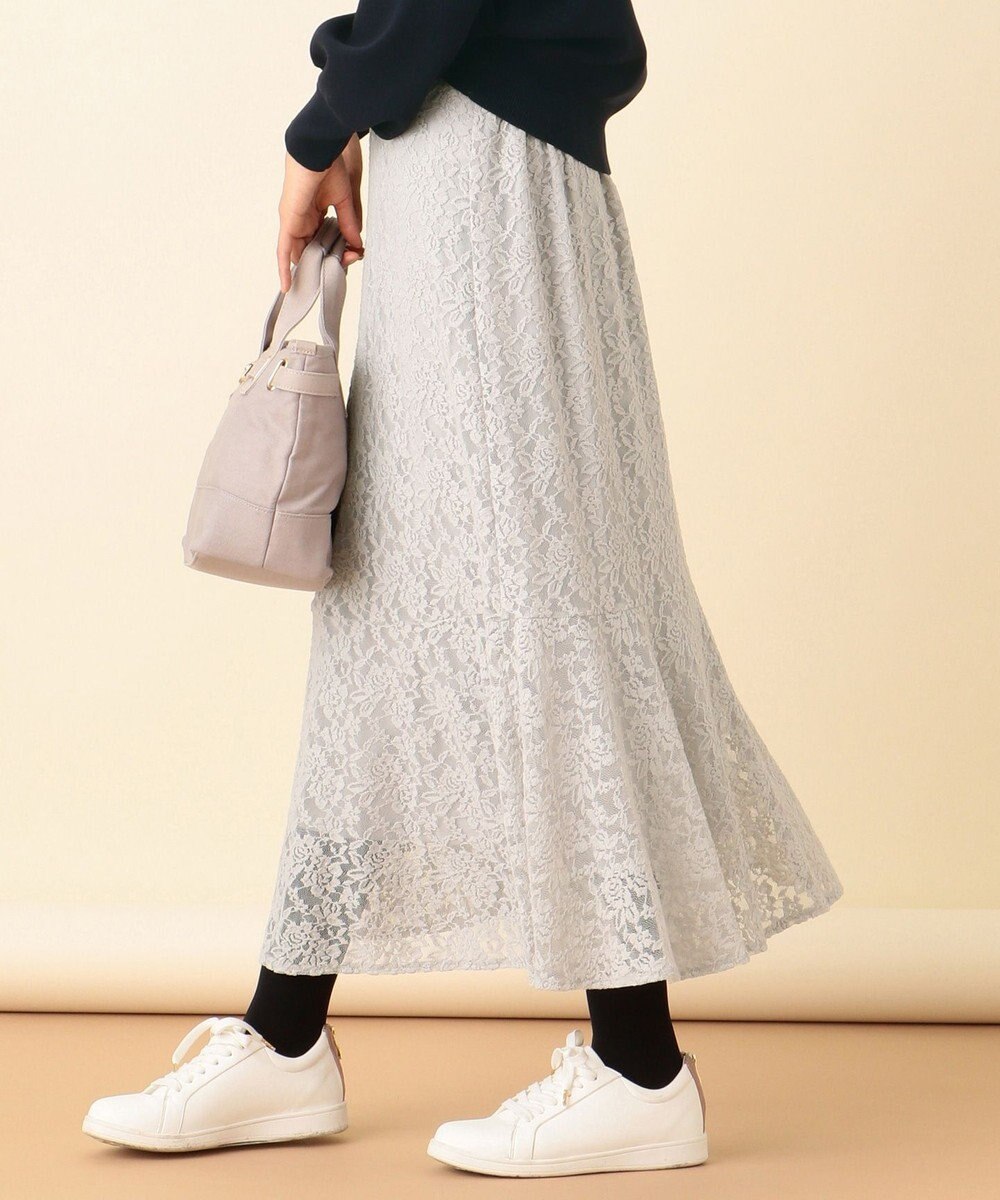 洗える】キモウレースフレア スカート / any SiS | ファッション通販