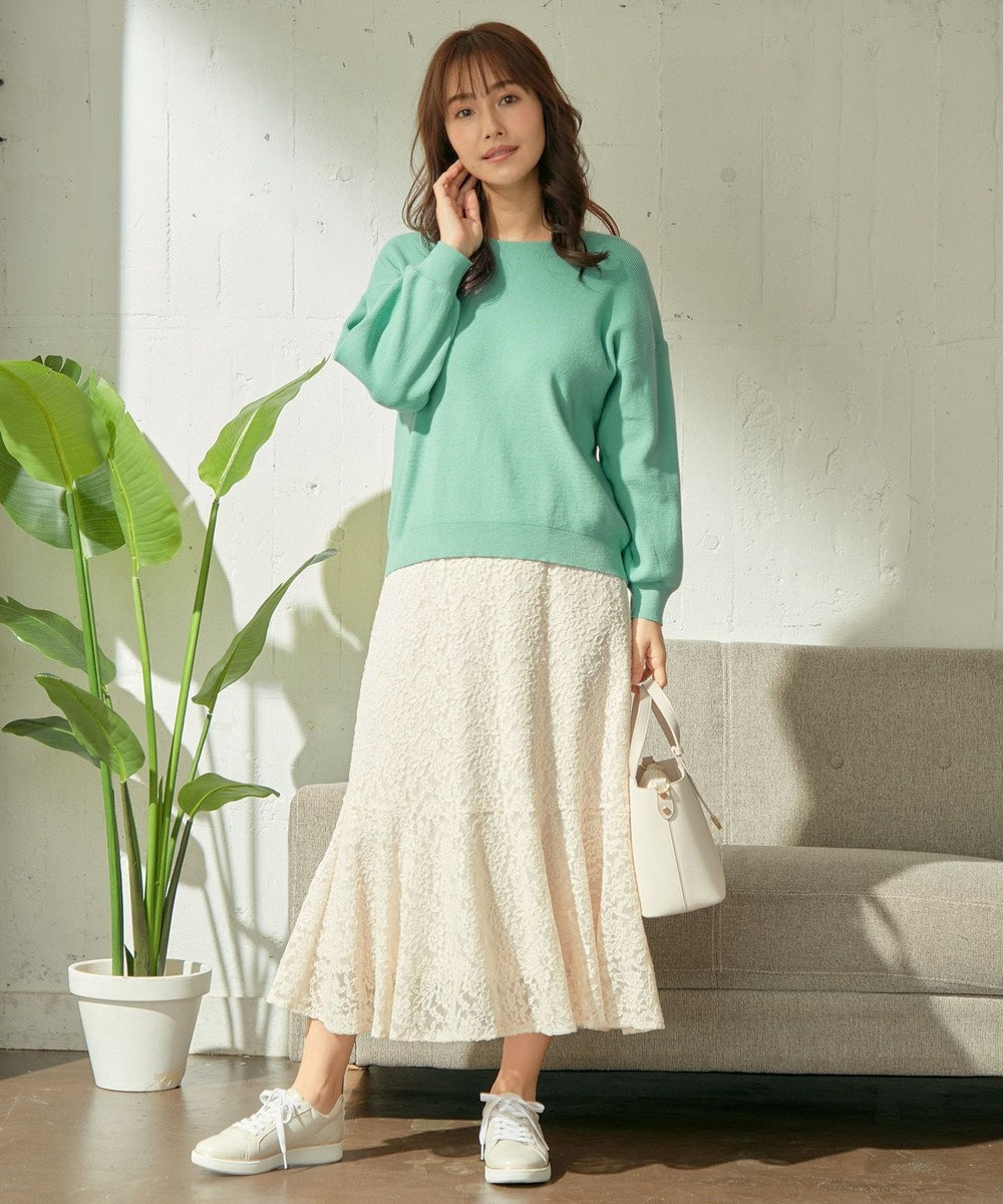 洗える】キモウレースフレア スカート / any SiS | ファッション通販 