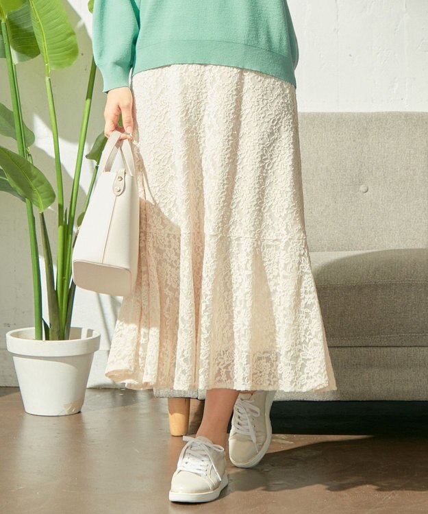 【洗える】キモウレースフレア スカート / any SiS | ファッション通販 【公式通販】オンワード・クローゼット