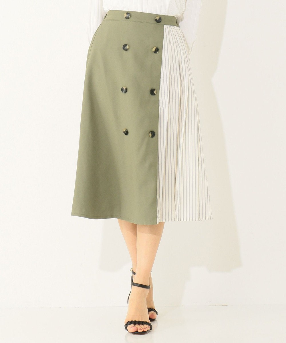 Web限定カラー ストライプコンビトレンチ スカート Any Sisファッション通販 公式通販 オンワード クローゼット