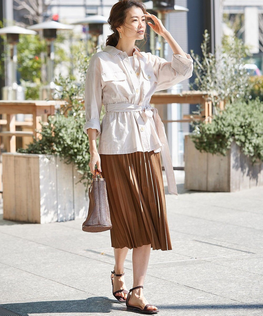 洗える リネンライクベーシック スカート 組曲 Lファッション通販 公式通販 オンワード クローゼット