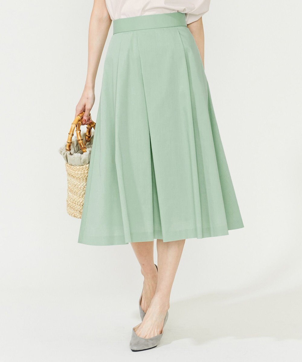 洗える】リネンMIXライトスラブ スカート / 組曲 L | ファッション通販  