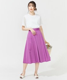 洗える】リネンMIXライトスラブ スカート / 組曲 L | ファッション通販  