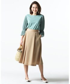 洗える】リネンMIXライトスラブ スカート / 組曲 L | ファッション通販  