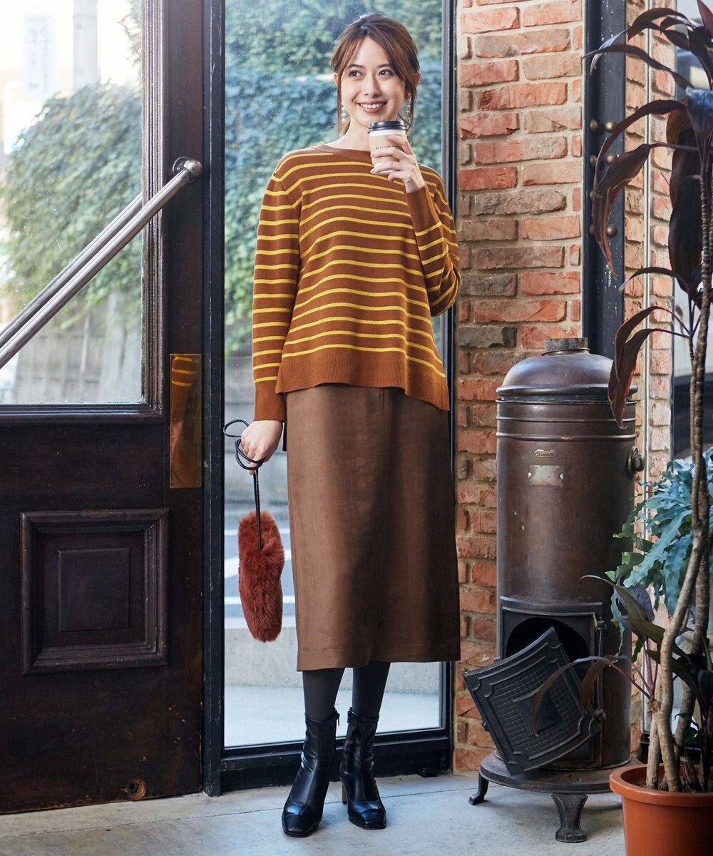 洗える マットスエード タイトスカート 組曲ファッション通販 公式通販 オンワード クローゼット