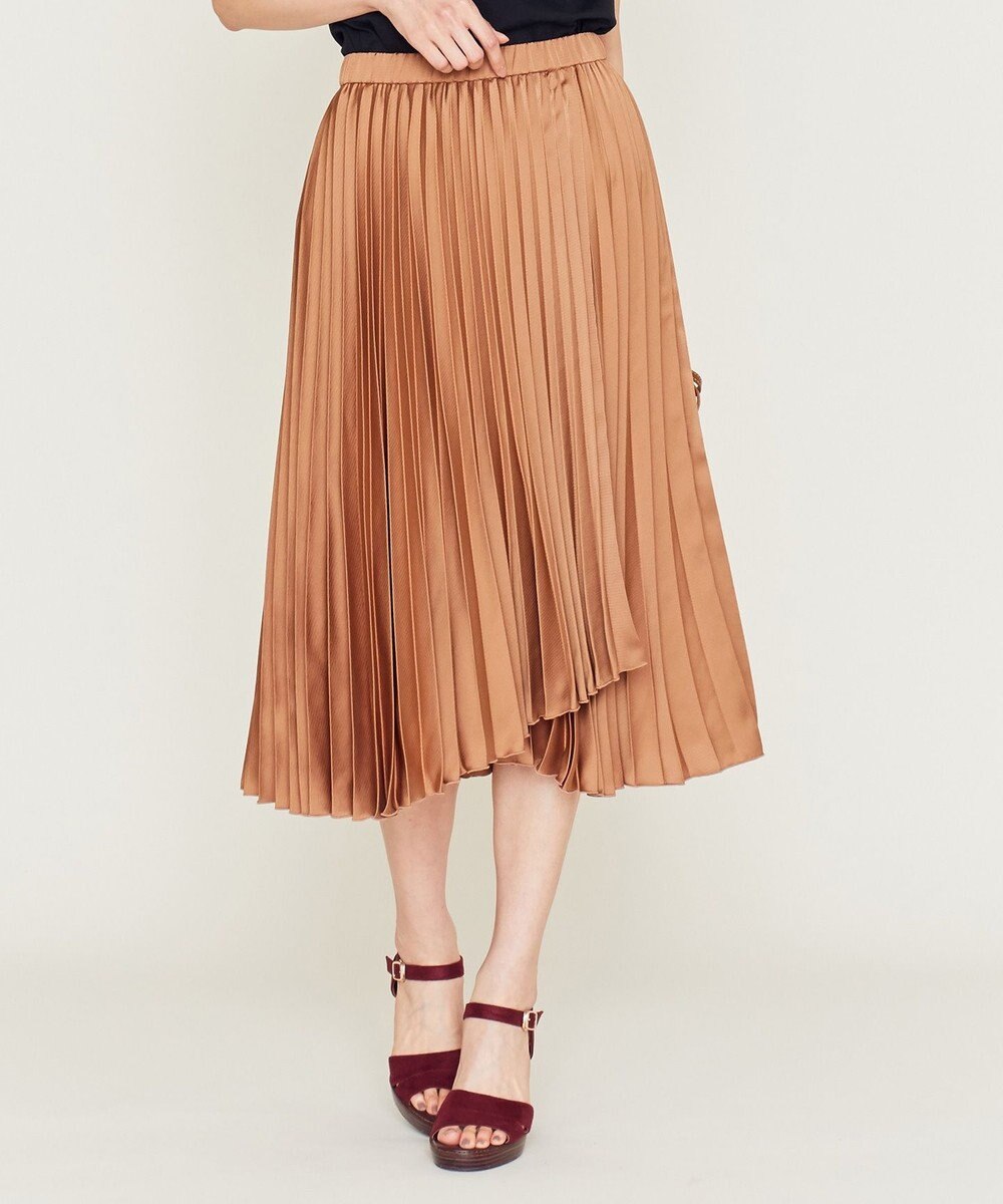 洗える ラップデザインプリーツ スカート 組曲 L ファッション通販 公式通販 オンワード クローゼット