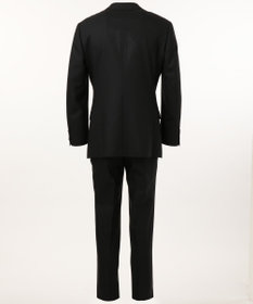 【DRYSPINNER】ブラックシャドーストライプ スーツ, ブラック系1, 34 (A4)
