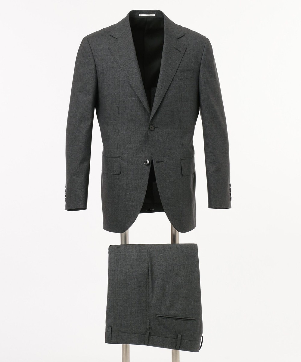 【オンワード】 J.PRESS MEN>スーツ/ネクタイ 【Essential Clothing】ハウンドトゥース スーツ / 背抜・ノータック グレー A6 メンズ 【送料無料】