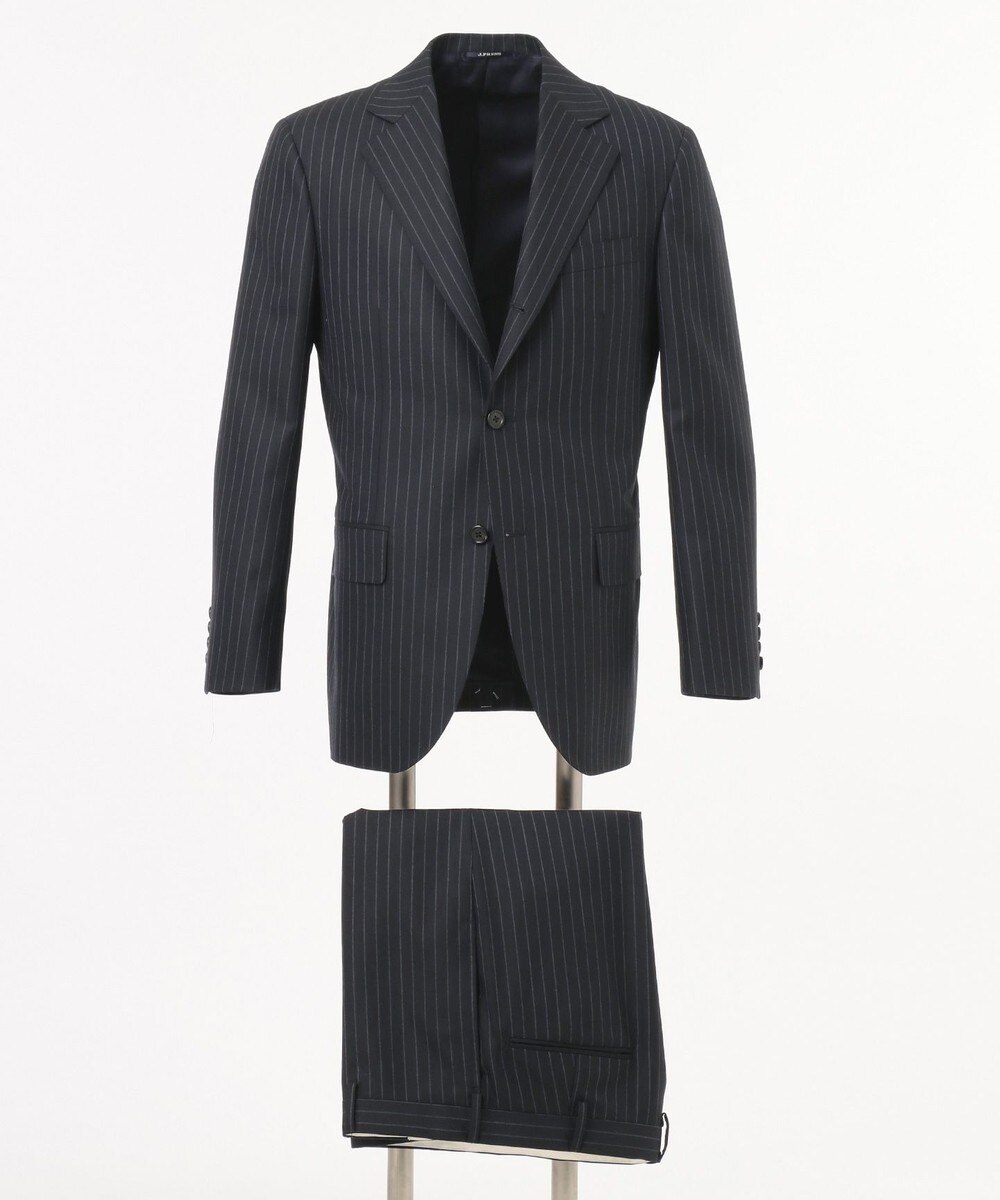 【オンワード】 J.PRESS MEN>スーツ/ネクタイ 【ARTHUR HARRISON】YNBチョークストライプ スーツ / 背抜・ノータック ネイビー AB5 メンズ 【送料無料】