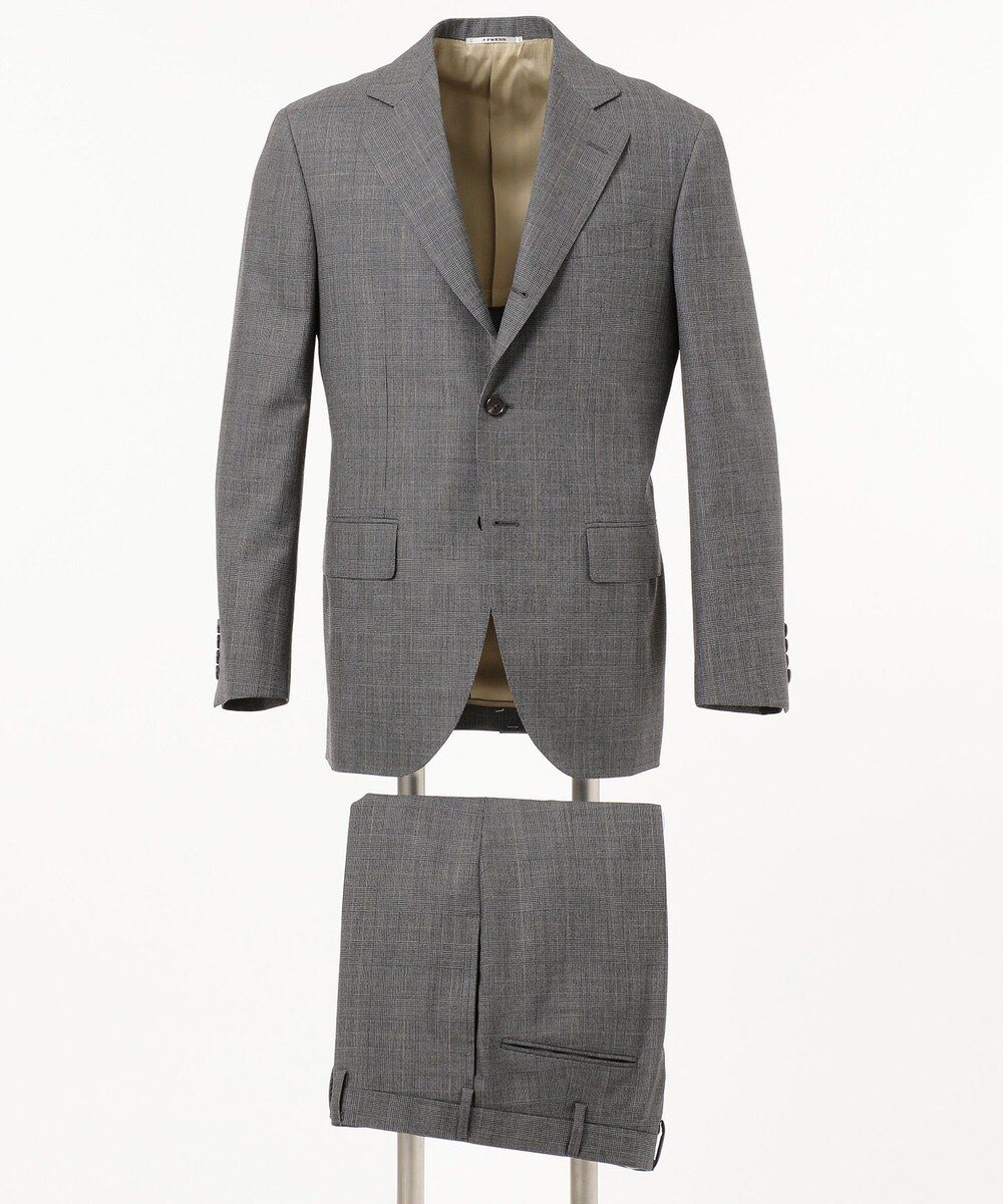 【オンワード】 J.PRESS MEN>スーツ/ネクタイ 【ARTHUR HARRISON】YNBグレナカートチェックオーバーペン スーツ / 背抜 グレー AB5 メンズ 【送料無料】