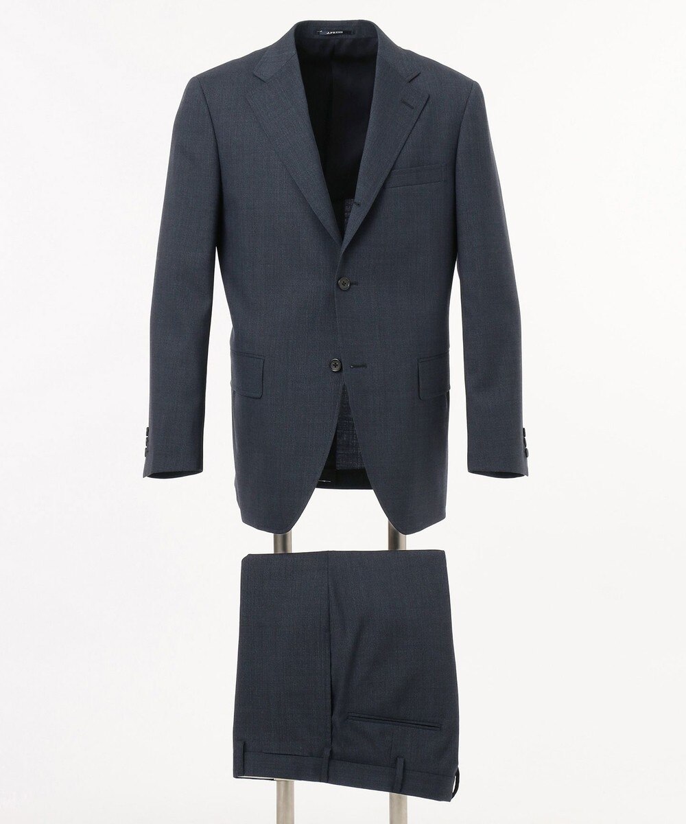 【オンワード】 J.PRESS MEN>スーツ/ネクタイ 【CUBA BEACH】ラスティックプレーン スーツ / 背抜・ノータック ダルブルー A6 メンズ 【送料無料】