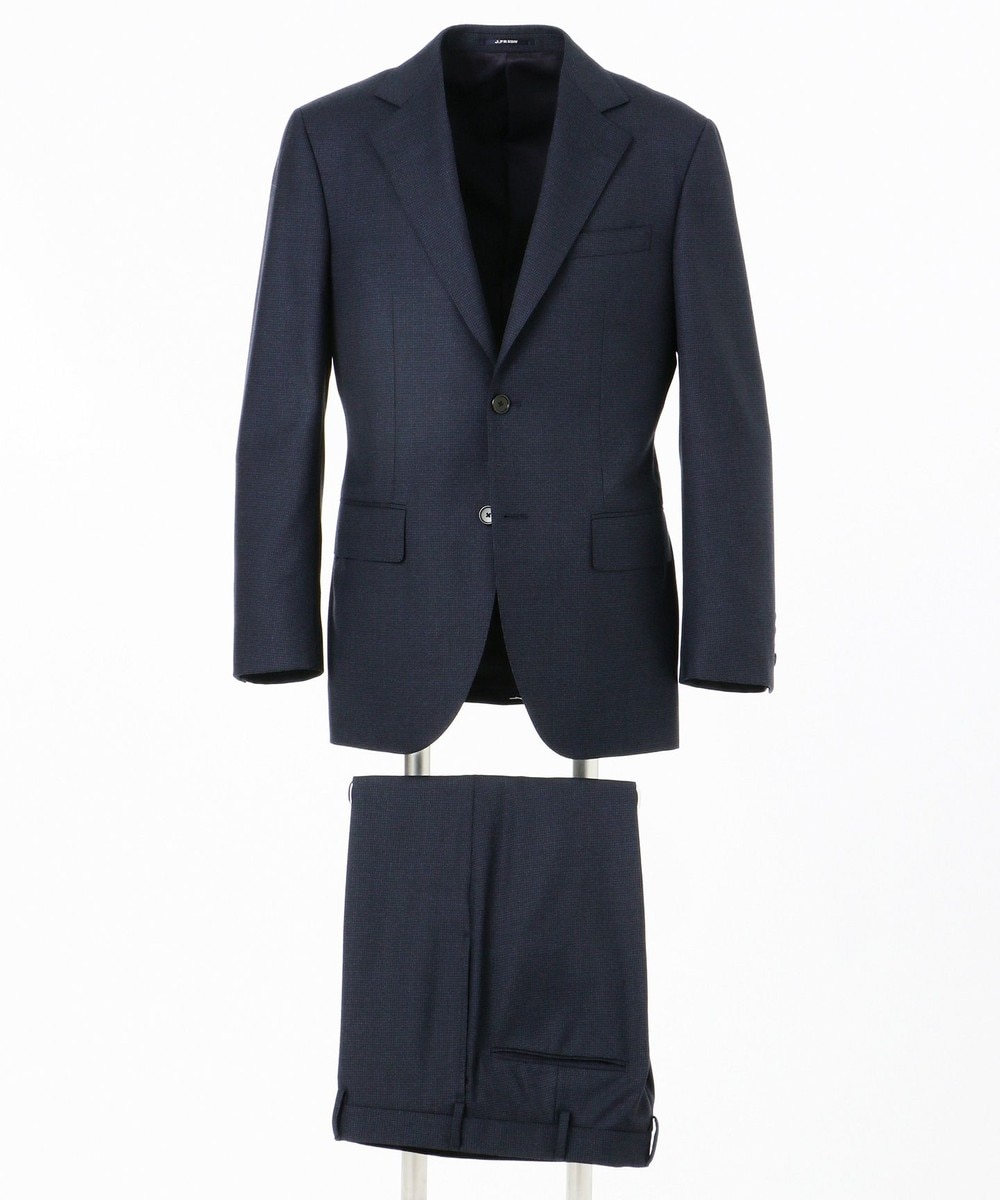 【オンワード】 J.PRESS MEN>スーツ/ネクタイ 【Essential Clothing】マイクロハウンドトゥース スーツ / 総裏 ネイビー AB7 メンズ 【送料無料】