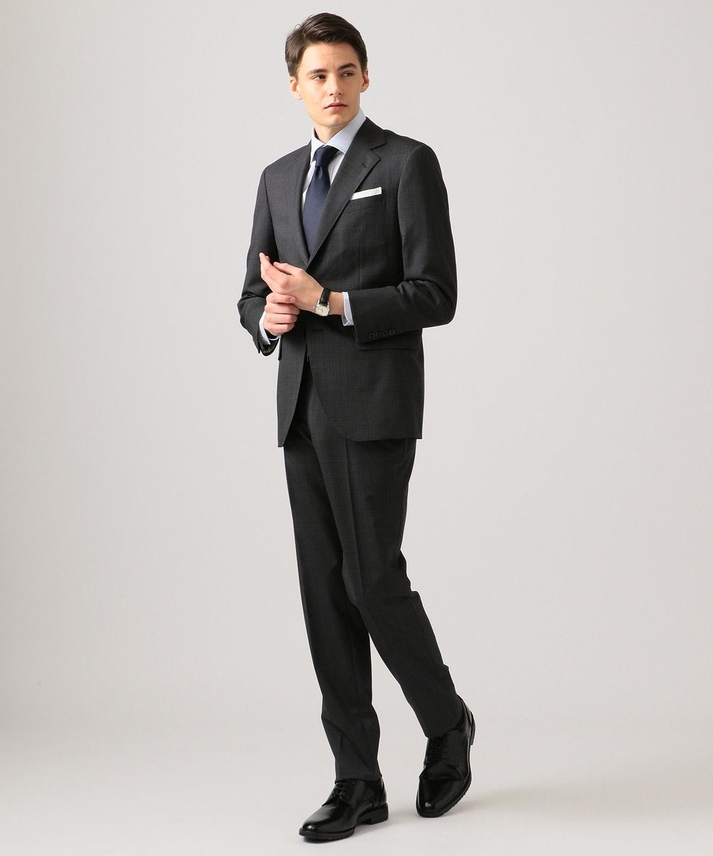 J.PRESS MEN ESSENTIAL CLOTHING ピンヘッド スーツ グレー系
