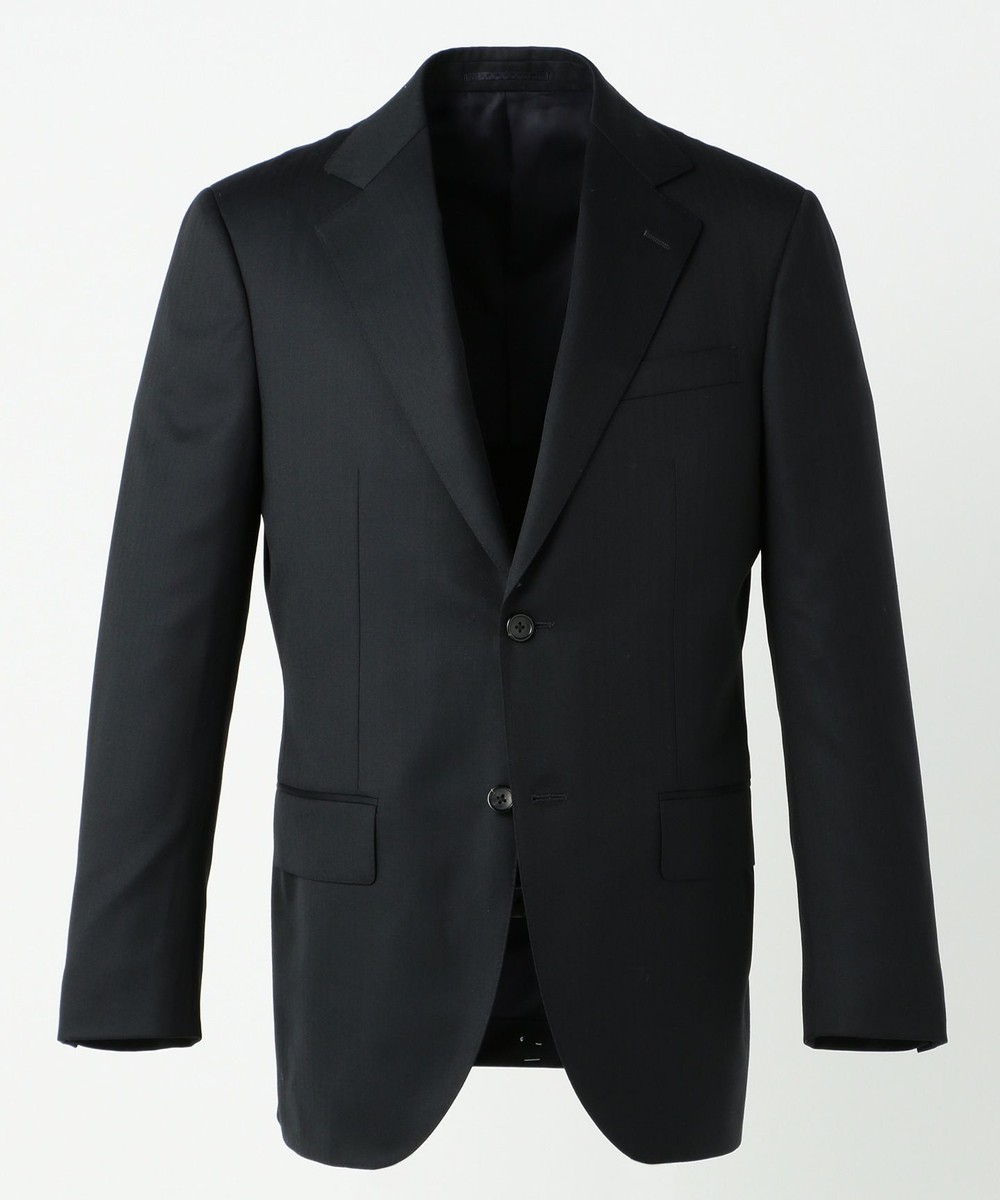 【オンワード】 J.PRESS MEN>スーツ/ネクタイ 【HIGHLANDS PEPPIN MERINO】CLASSIC / ツイルシャドーヘリンボン スーツ ネイビー B6 メンズ 【送料無料】