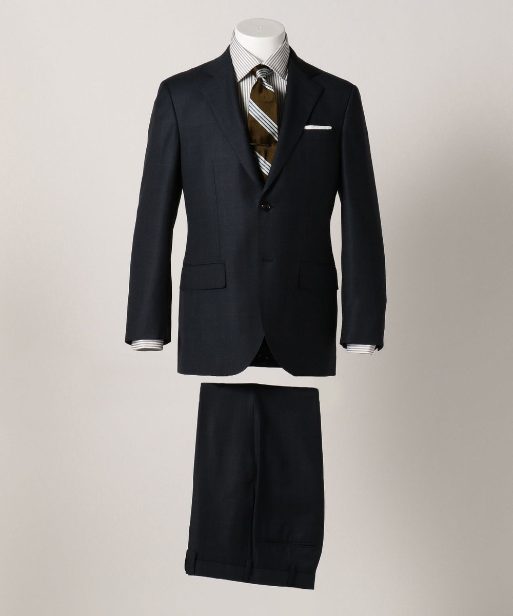 J.PRESS MEN 【Essential Clothing】ウィンドペン スーツ ネイビー系4