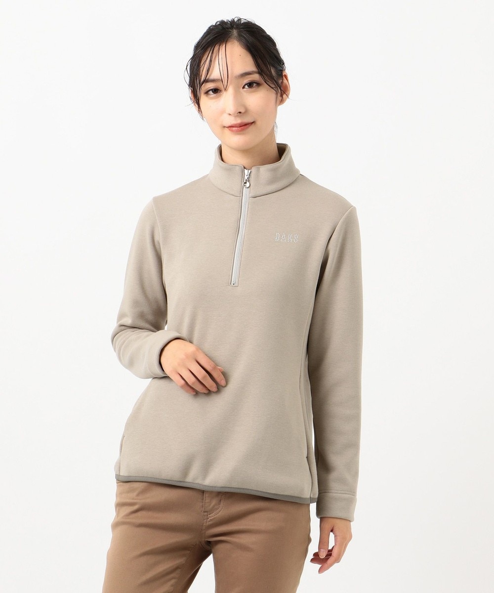 【オンワード】 DAKS GOLF>トップス 【WOMEN】ボンバーヒート ハーフZIP プルオーバー ピンク L レディース 【送料無料】