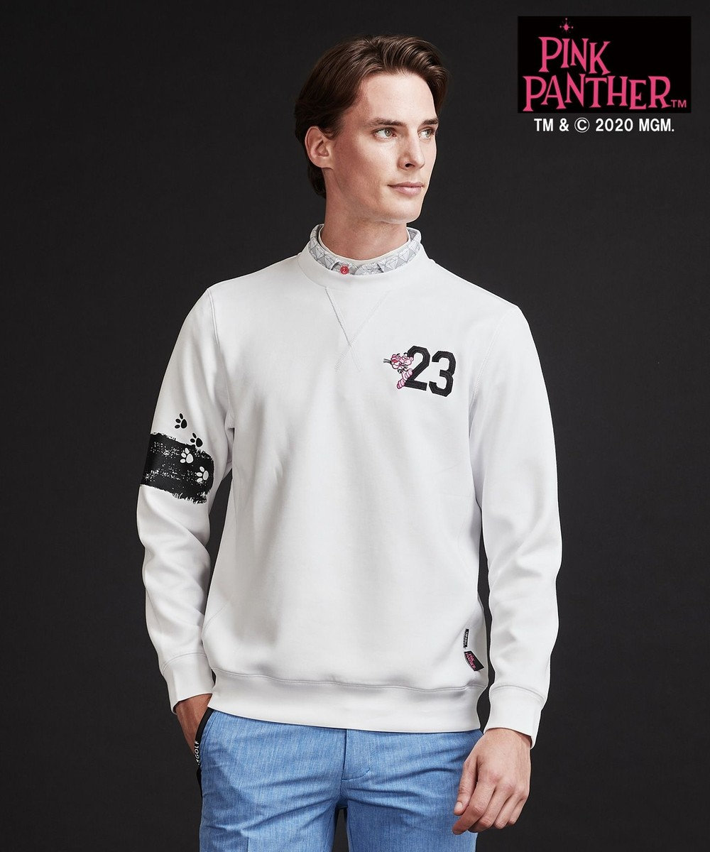 23区GOLF 【23区GOLF× pink panther】【MEN】TRダンボールトレーナー ホワイト系