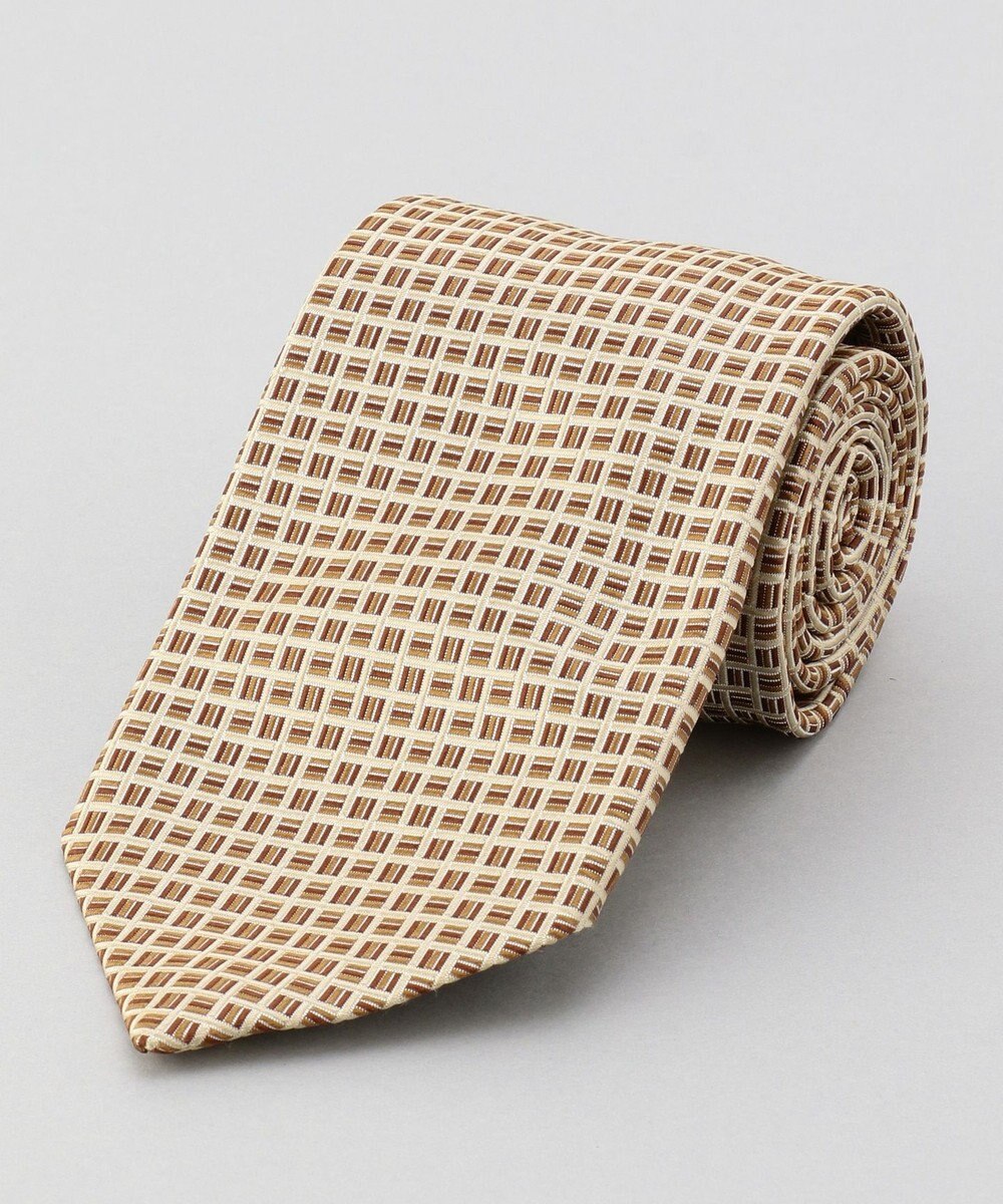 GOTAIRIKU 【日本製】西陣ネクタイ＿ LIGHT BROWN 