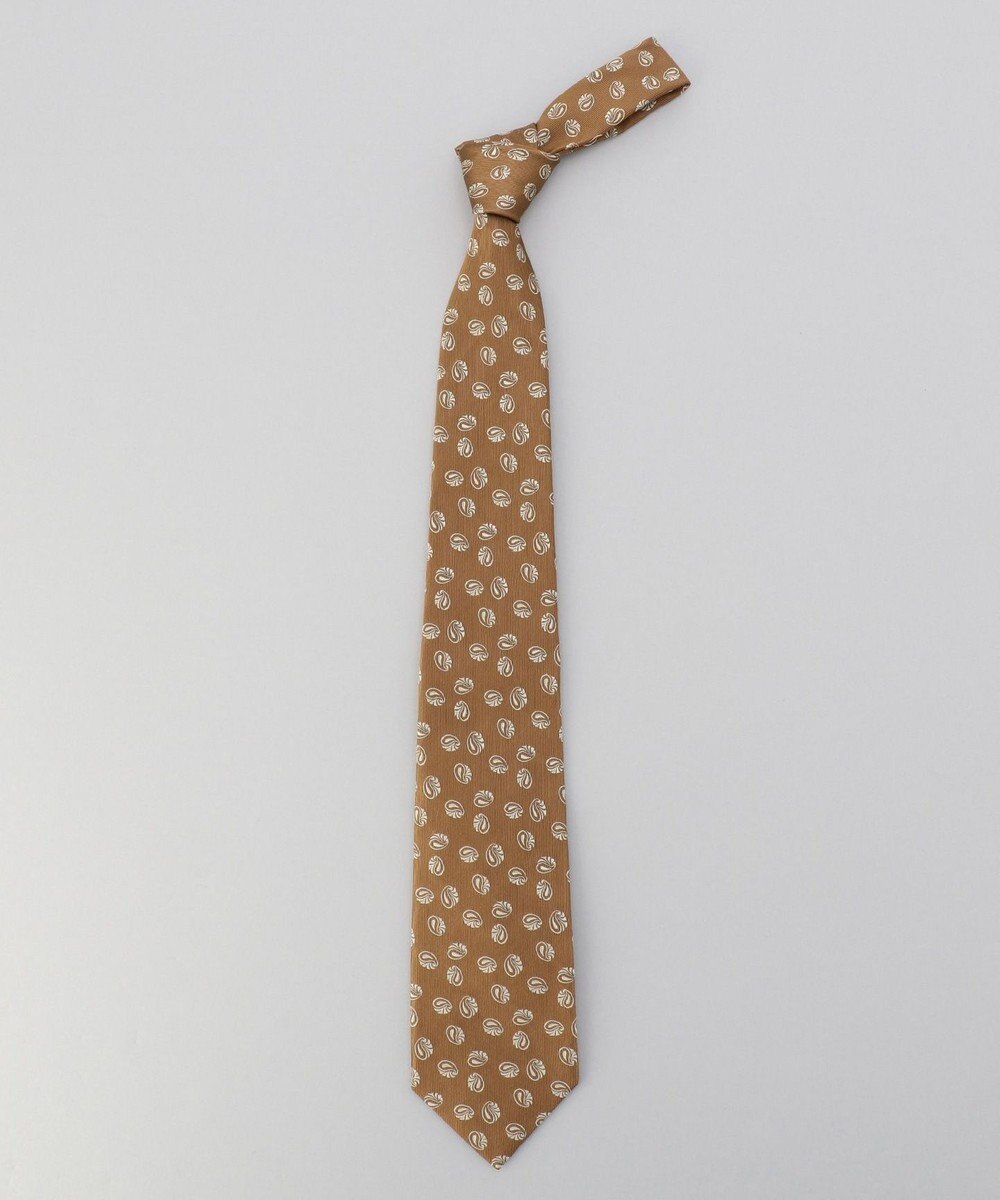 GOTAIRIKU 【日本製】西陣ネクタイ＿ LIGHT BROWN 