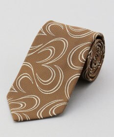 GOTAIRIKU 【日本製】西陣ネクタイ＿ LIGHT BROWN