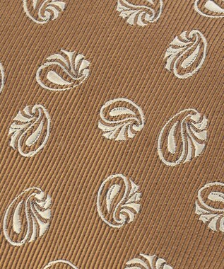 GOTAIRIKU 【日本製】西陣ネクタイ＿ LIGHT BROWN ベージュ系6