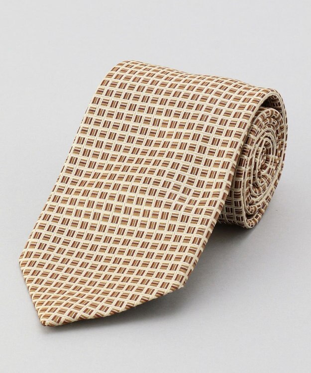 GOTAIRIKU 【日本製】西陣ネクタイ＿ LIGHT BROWN ベージュ系8